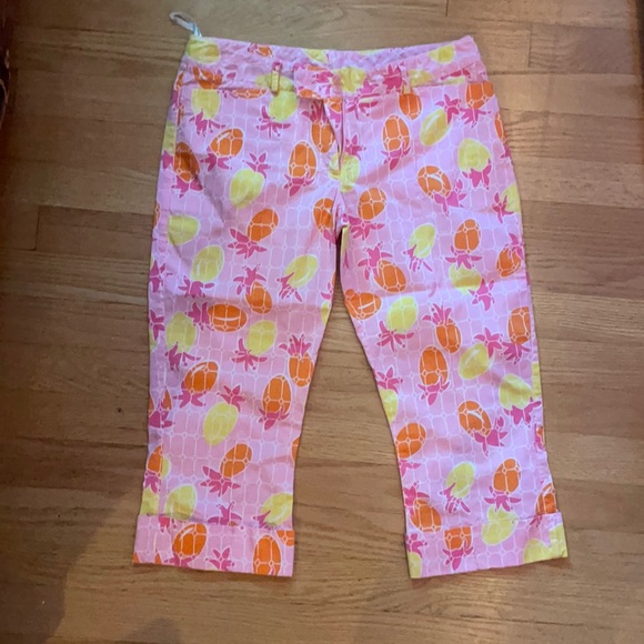 Lilly Pulitzer Pineapple Capri - 0 - Picture 1 of 4